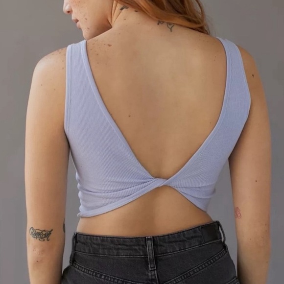 Urban Outfitters Out From Under Twist Tank (Black, Tan, M/L) - Picture 16 of 16